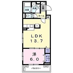 ロータス 1LDKの間取図画像