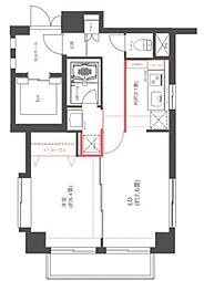 インプルーブ西巣鴨 9階1LDKの間取り