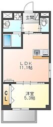 間取図画像 1LDK