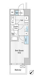 GranBridgeDempo 1Kの間取図画像