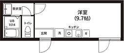 REPURE新板橋駅前レジデンス ワンルームの間取図画像