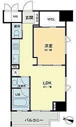 BelleFace本郷弓町 1LDKの間取図画像