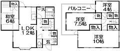 物件の間取り