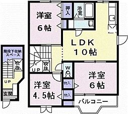 アネックス フローラ 2階3LDKの間取り