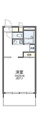 レオパレスカサグランデ 2階1Kの間取り