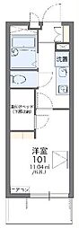 七国館 1Kの間取図画像