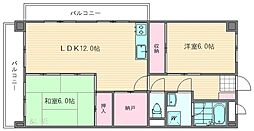 コープ・センタービレッジ 2SLDKの間取図画像