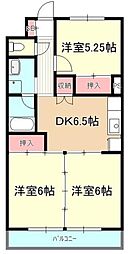 間取図画像 3DK