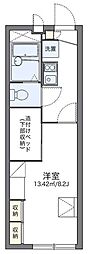 レオパレスリファインド 1Kの間取図画像