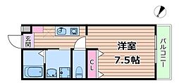 間取図画像 1K