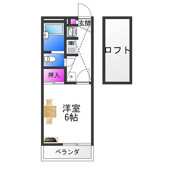 レオパレスアズール加美東 ｜大阪府大阪市平野区加美東５丁目(賃貸マンション1K・3階・19.87㎡)の写真 その2