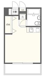 シャルマン中野坂上 ワンルームの間取図画像
