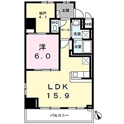 間取図画像 1LDK