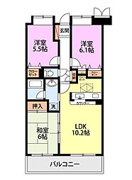 間取図画像 3LDK