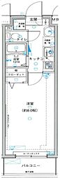 アルファコート西川口4 1Kの間取図画像