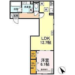 間取図画像 1LDK