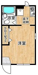 ブレーメンガーデン ワンルームの間取図画像