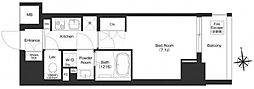 COMFORIA秋葉原ノース 1Kの間取図画像