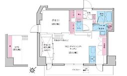 CREVIARXE雪が谷大塚 2LDKの間取図画像