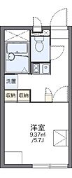 レオパレスAccess 1Kの間取図画像