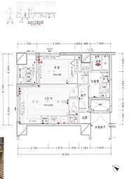 ダイアパレスシェルトワレ目黒 1LDKの間取図画像