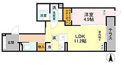 SAMPO 1LDKの間取図画像