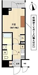 オーキッドレジデンス上野 1Kの間取図画像