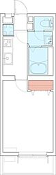 リブリ・鶴見市場 1Kの間取図画像