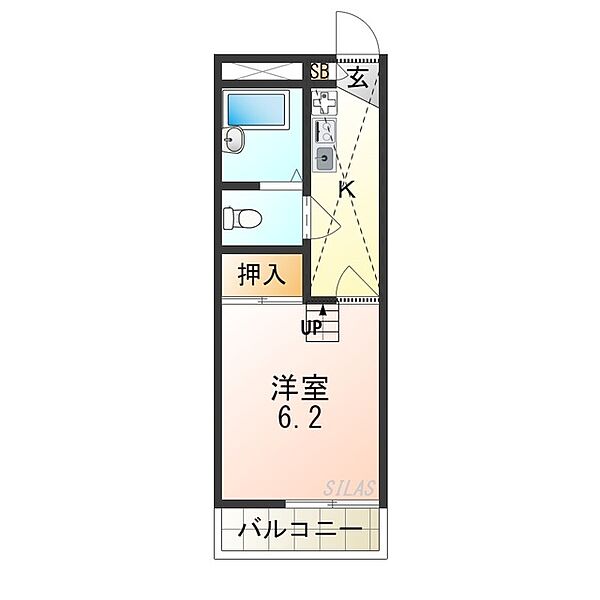 レオパレスフリーダム ｜大阪府大阪市住吉区上住吉２丁目(賃貸マンション1K・3階・19.87㎡)の写真 その2