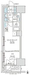 パークアクシス品川天王洲アイル 1LDKの間取図画像