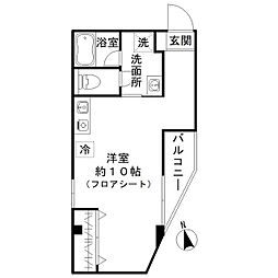 アクシス墨田 ワンルームの間取図画像