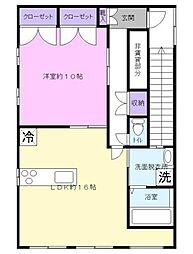 STフロント2ND 1LDKの間取図画像