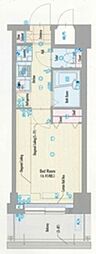 GrandTruth桜台駅前 1Kの間取図画像