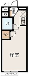 アーク雪ケ谷 ワンルームの間取図画像