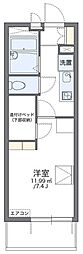 レオパレス浦和常盤 1Kの間取図画像
