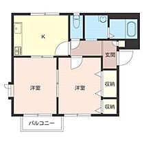 エステ－ト宮久保Ｄ 00201 ｜ 千葉県市川市宮久保５丁目2-21（賃貸アパート2K・2階・41.50㎡） その2