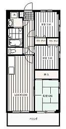 Beeハイム 3LDKの間取図画像