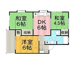 グランメゾン相模原 3DKの間取図画像