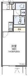 LEONEXTドエル小竹向原 1Kの間取図画像