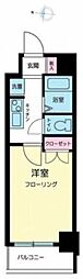 スカイコート笹塚駅前 1Kの間取図画像