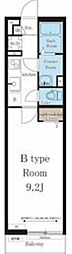 リブリ・東園田 1Kの間取図画像