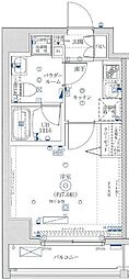 ユリカロゼAZEST高島平 1Kの間取図画像