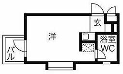 アートメゾン成増ヶ丘 ワンルームの間取図画像