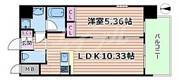 プレジオ城東 1LDKの間取図画像