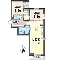 シャーメゾン　フナツ 00103 ｜ 山梨県南都留郡富士河口湖町船津6808（賃貸マンション2LDK・1階・74.00㎡） その2