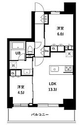 アーバンパーク立石 2LDKの間取図画像