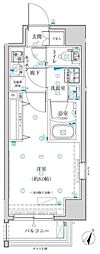 CRACIA板橋蓮沼 1Kの間取図画像