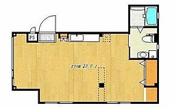 第5東和ビル ワンルームの間取図画像