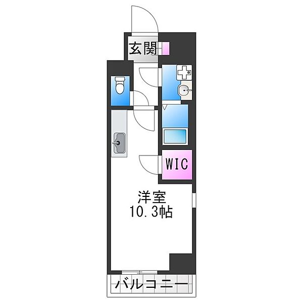 メルベージュ難波サウスIII ｜大阪府大阪市西成区出城１丁目(賃貸マンション1R・2階・28.67㎡)の写真 その2