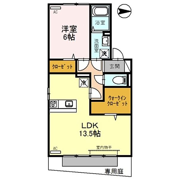 セジュールたつみ ｜和歌山県海南市重根(賃貸アパート1LDK・1階・50.28㎡)の写真 その2